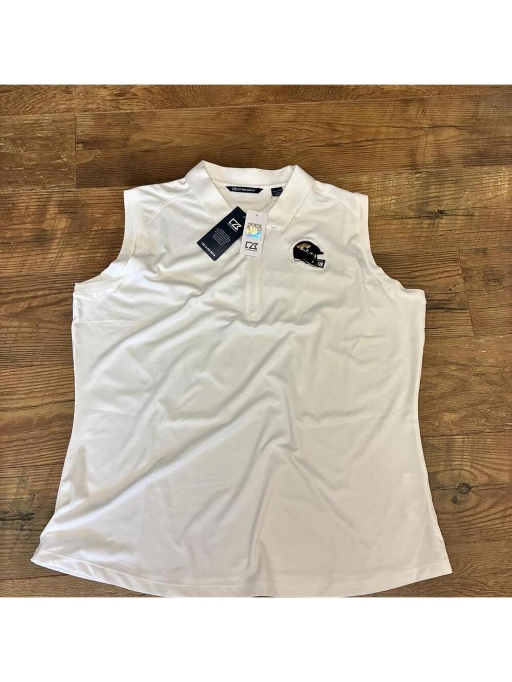 Cutter and Buck White NFL Jacksonville Jaguars XXL polo shirt